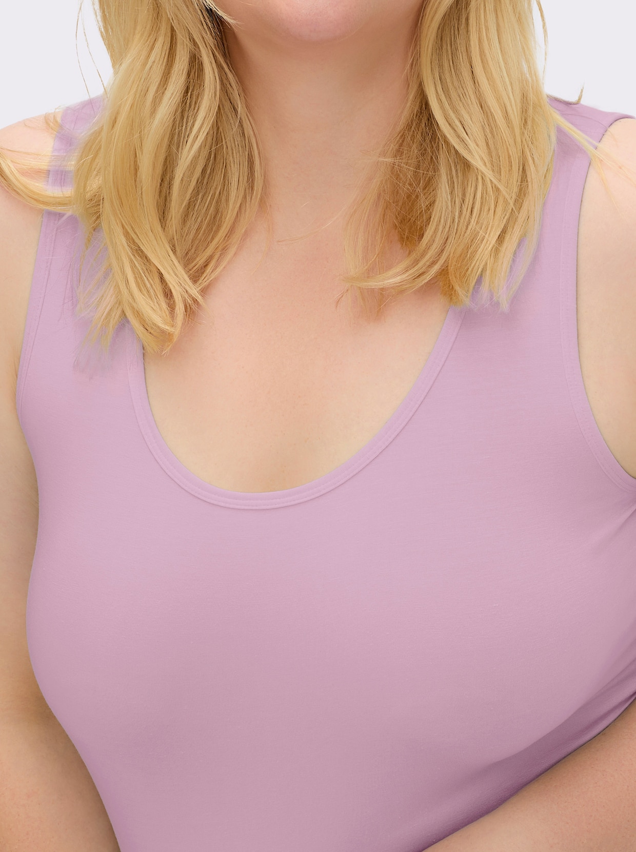 wäschepur Achseltop mit breiten Trägern - orchidee