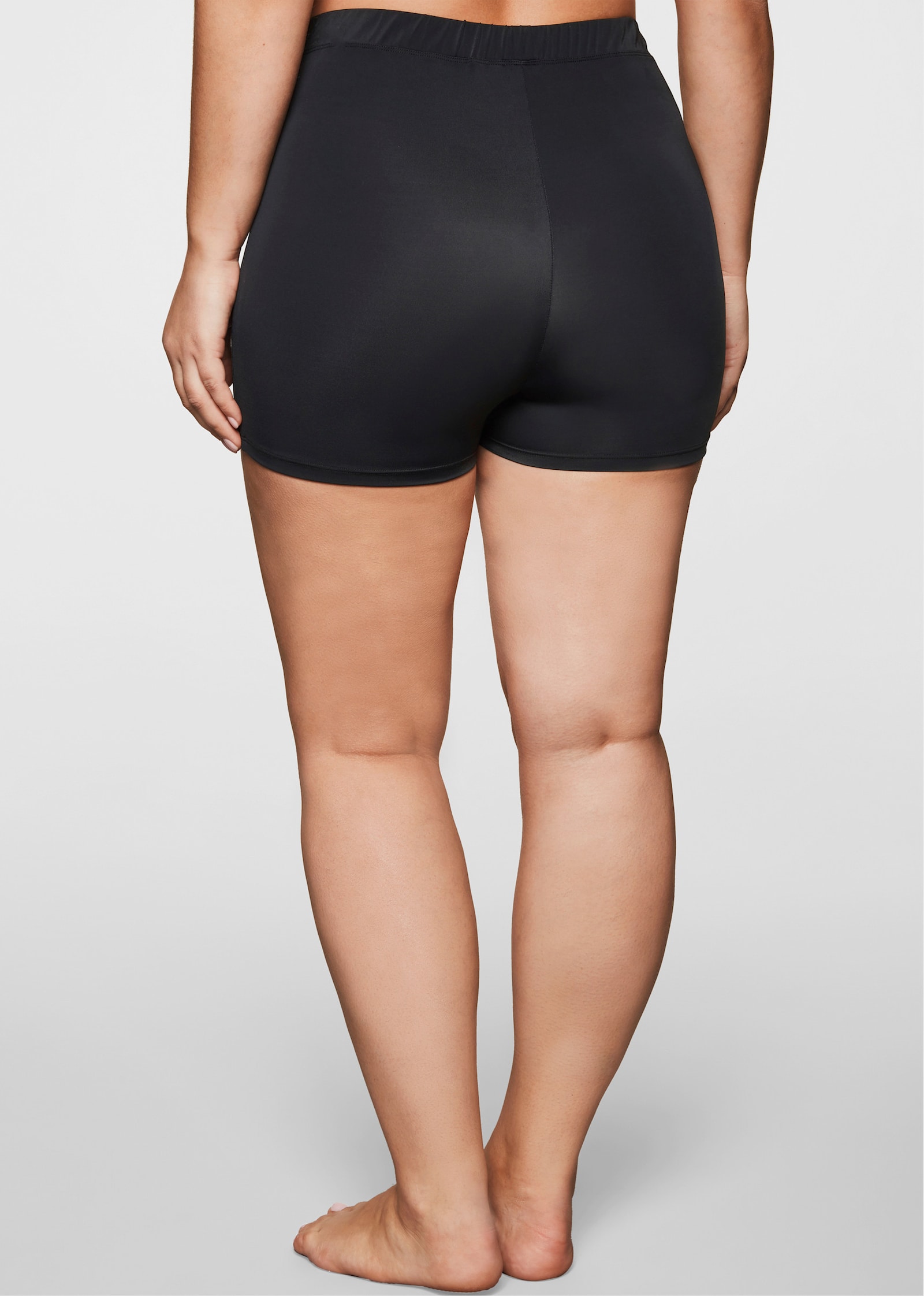 sheego Badeshorts mit Shaping-Effekt - schwarz