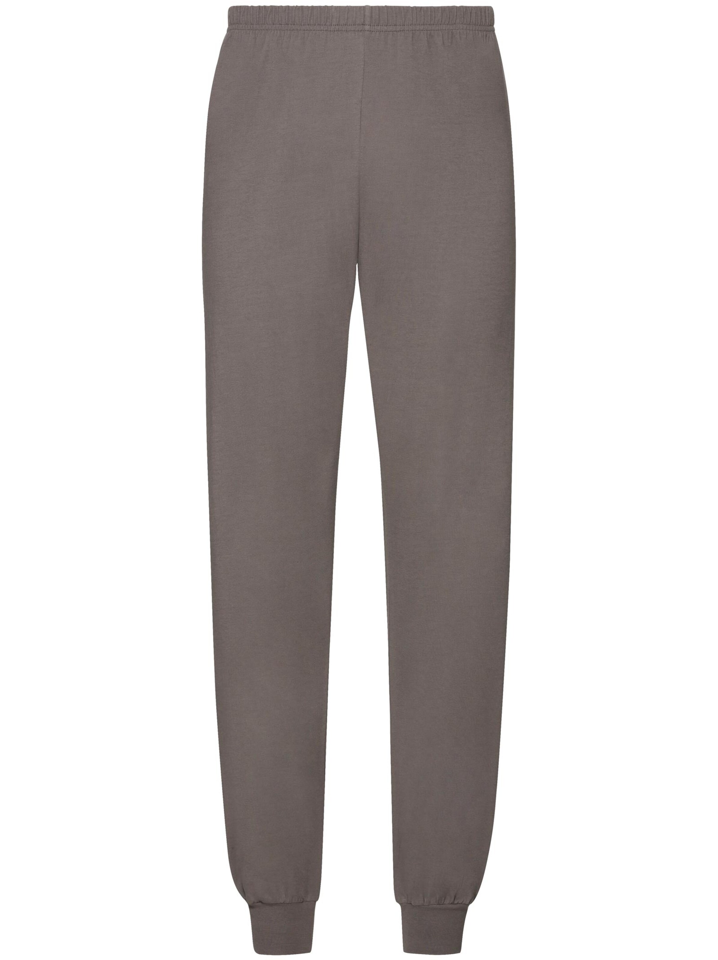 KINGsCLUB Schlafanzüge - bordeaux + taupe