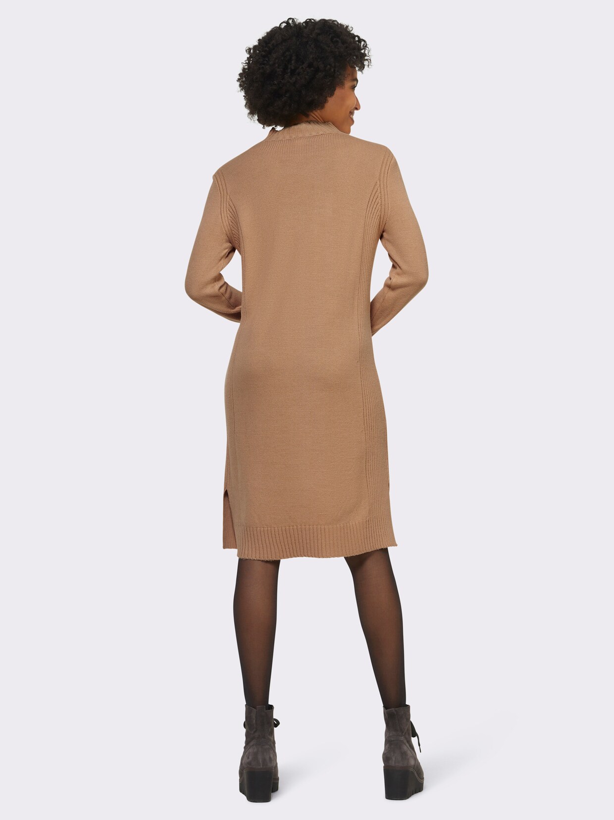 heine Strickkleid - camel