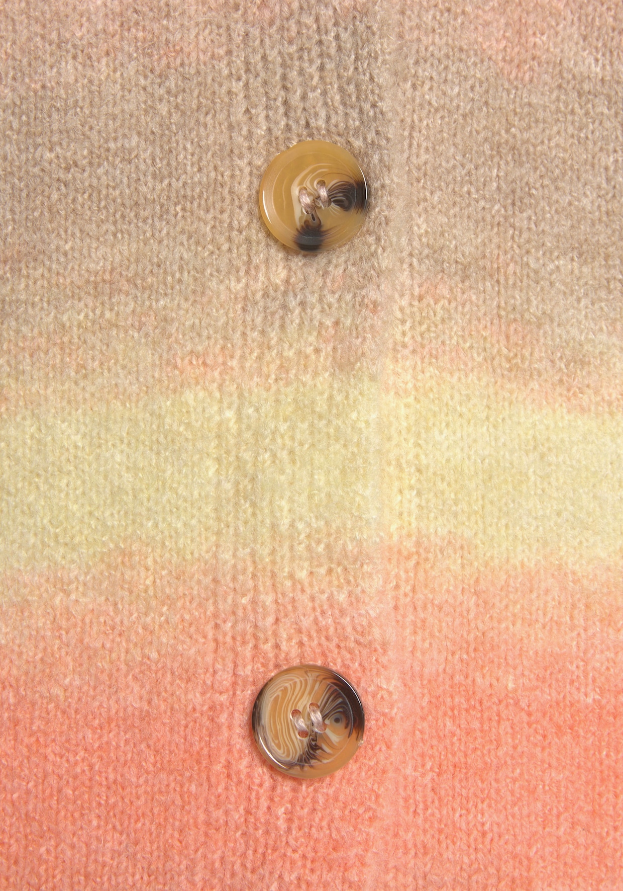 LASCANA Strickjacke - apricot-gelb-braun