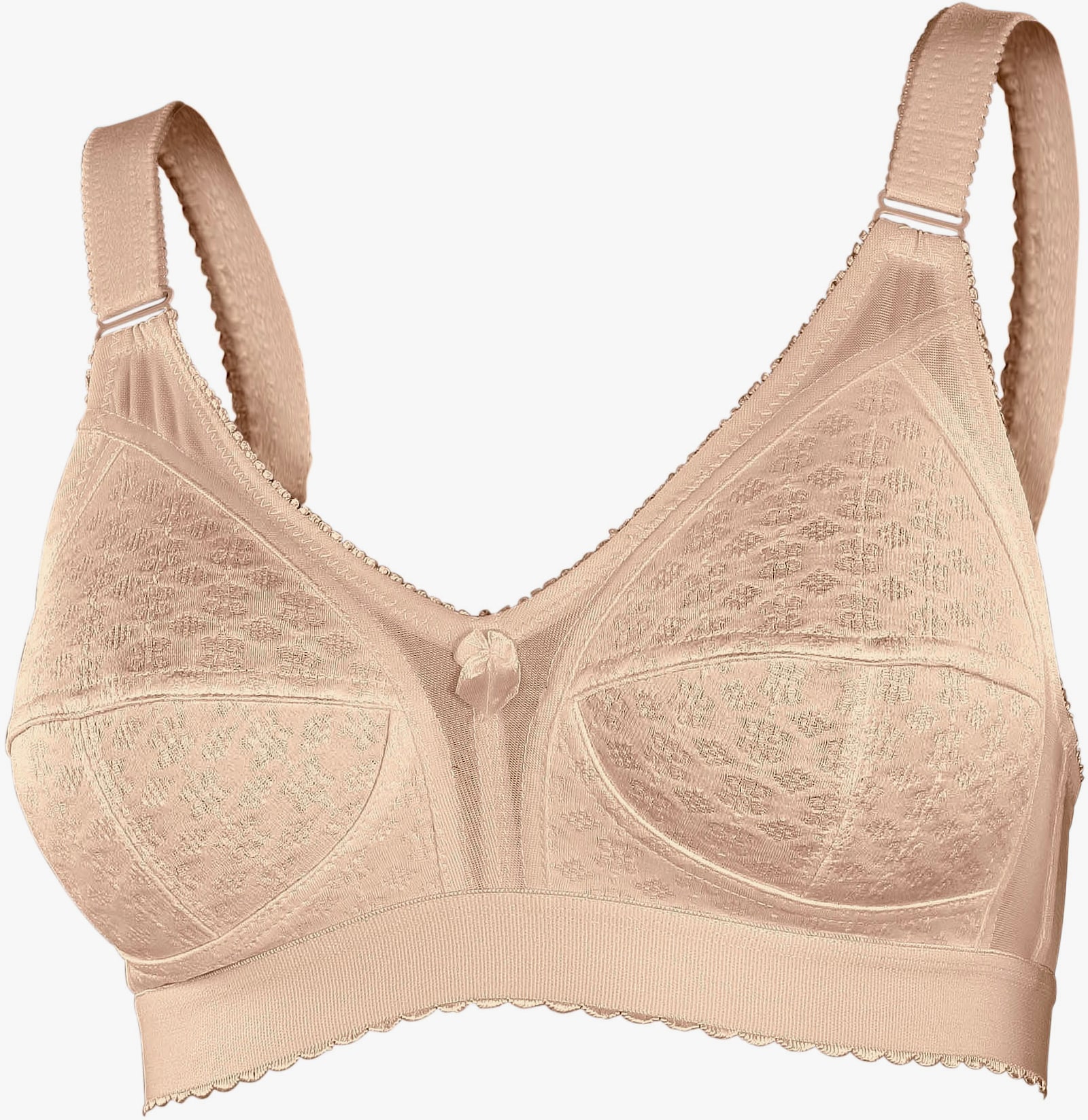 Sassa BH ohne Bügel mit breitem Unterbrustband - elfenbein