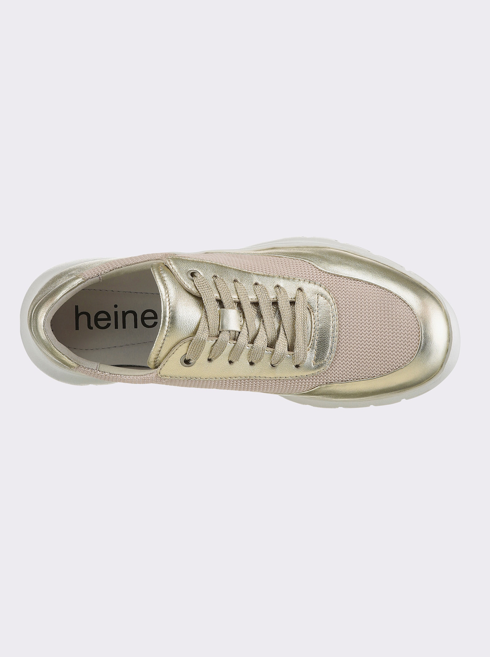 heine Sneaker - goldfarben-sand