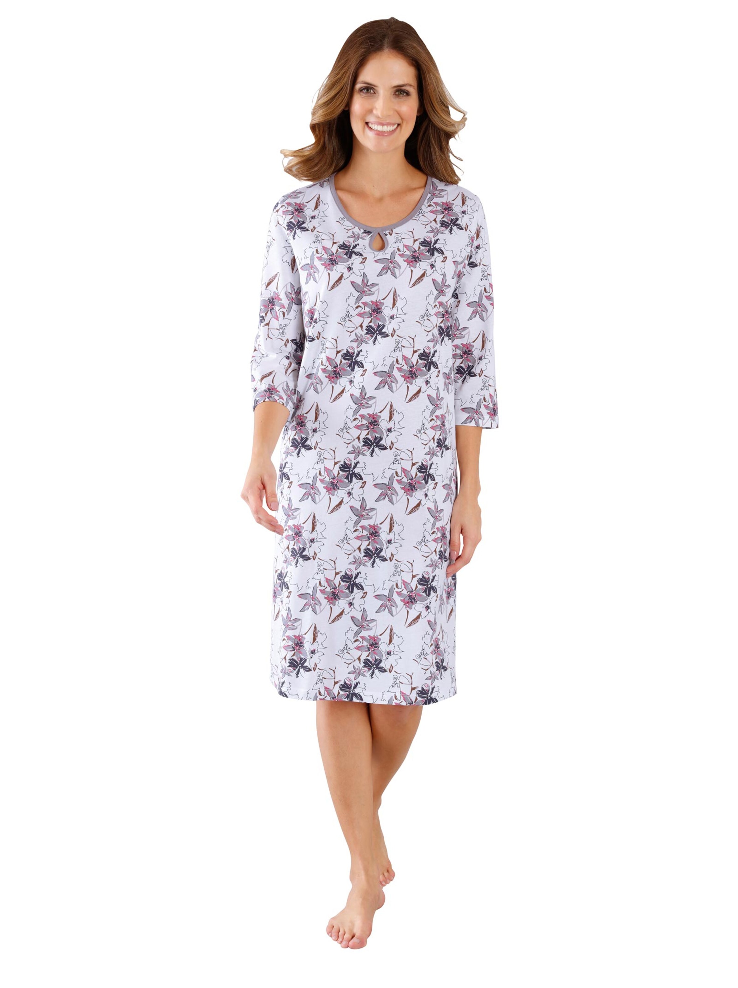 Nachthemd - ecru-bedruckt