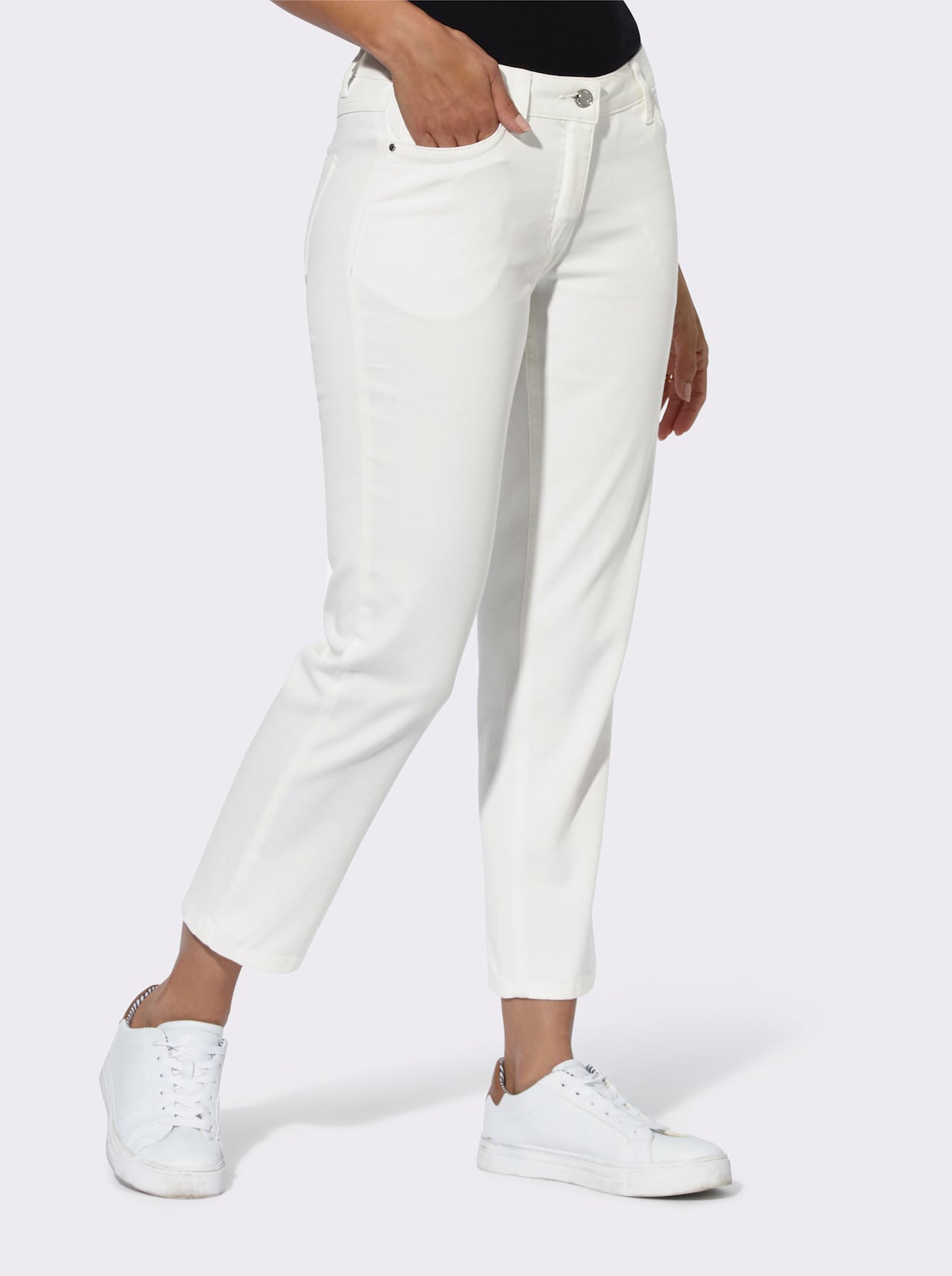 7/8-broek - ecru