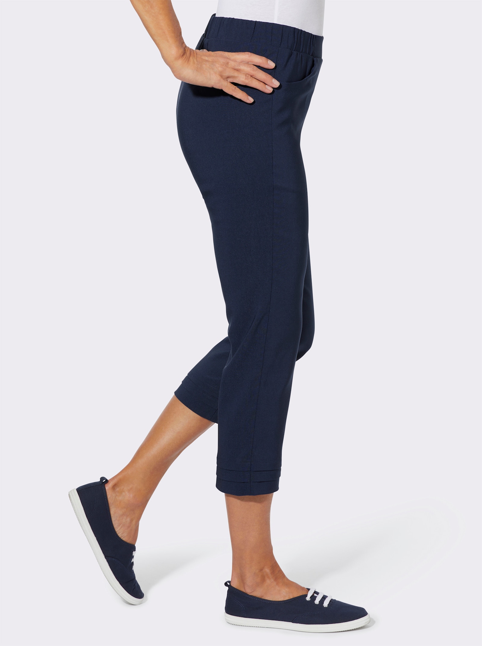 3/4-Hose mit Dehnbund - marine