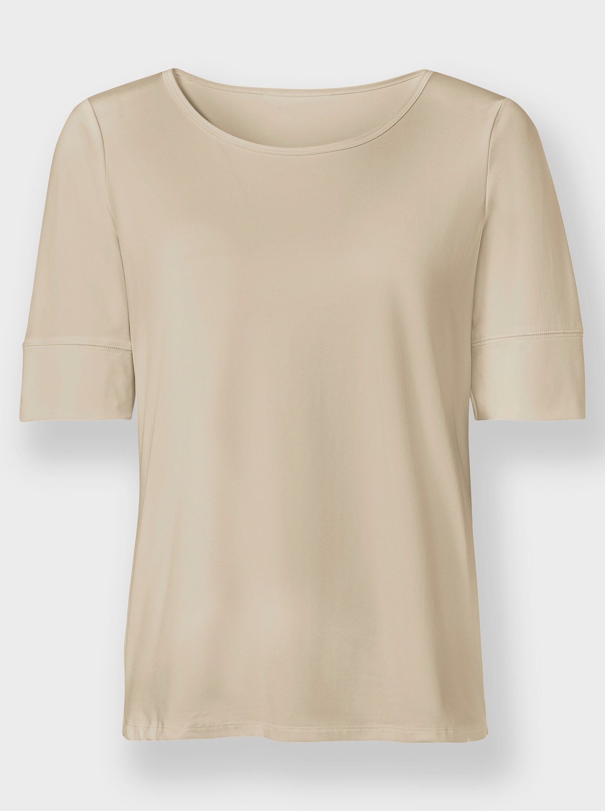 heine Shirt met korte mouwen - zand