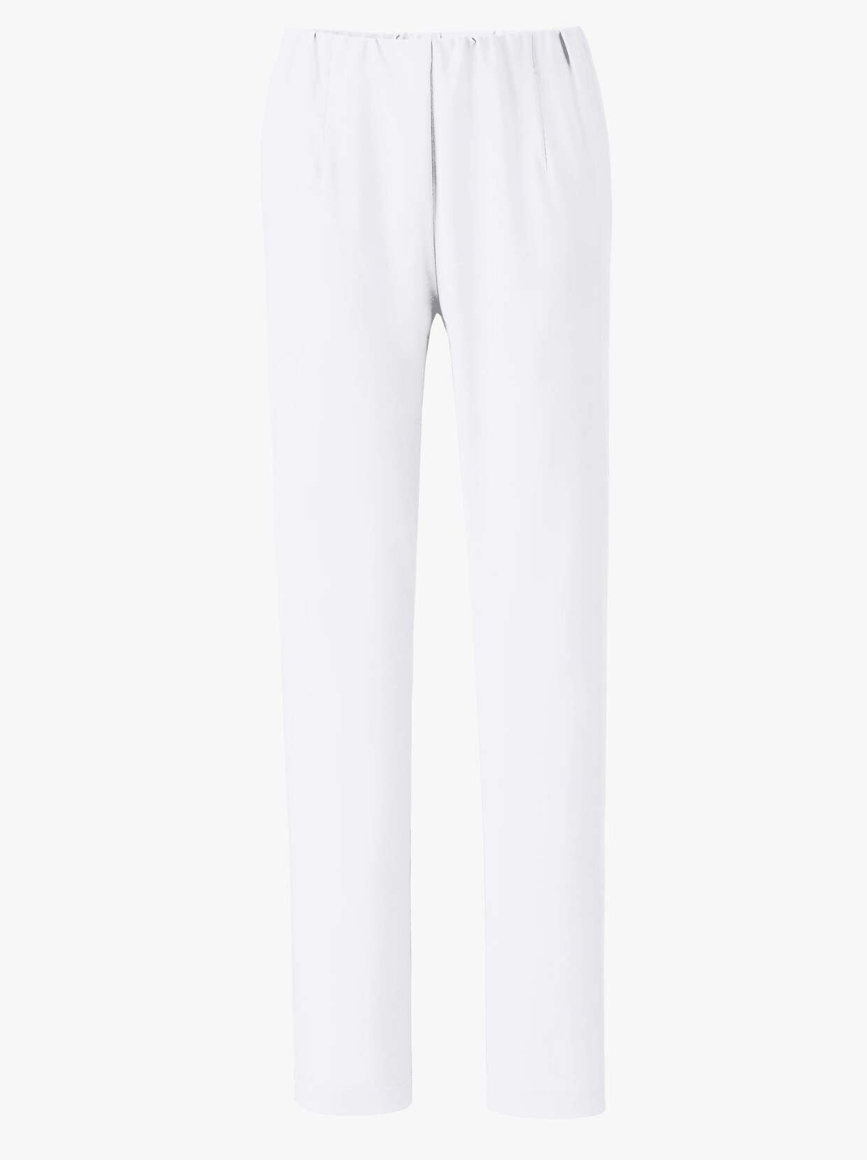 Strečové kalhoty - bílá
