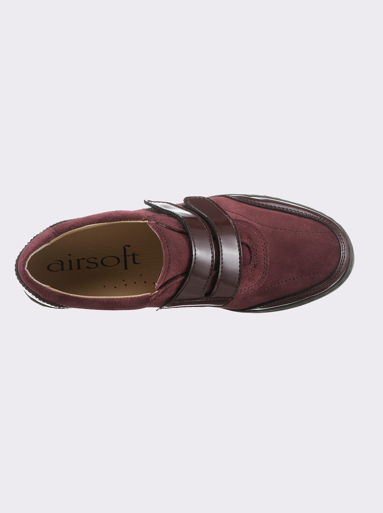 airsoft comfort+ Klittenbandschoen - bordeaux