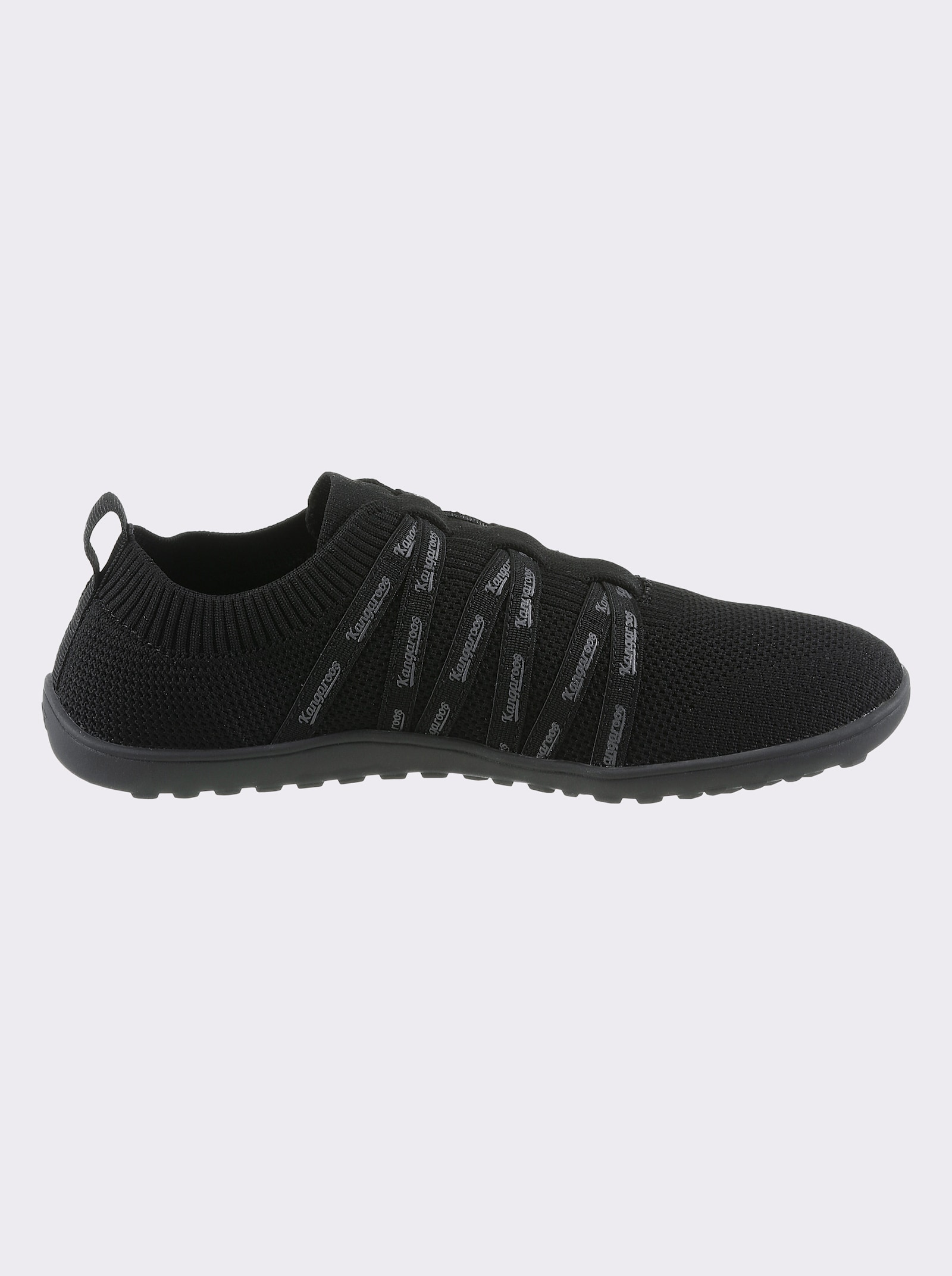 KangaROOS Slipper aus Textil-Material - schwarz