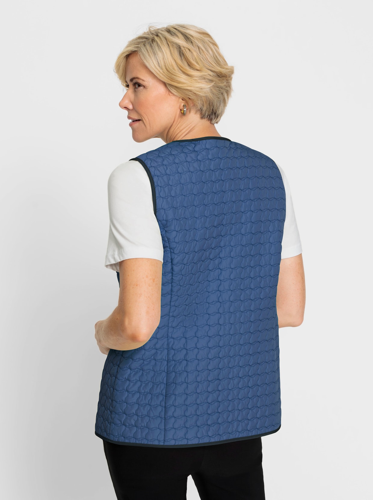 Gilet - jeansblauw