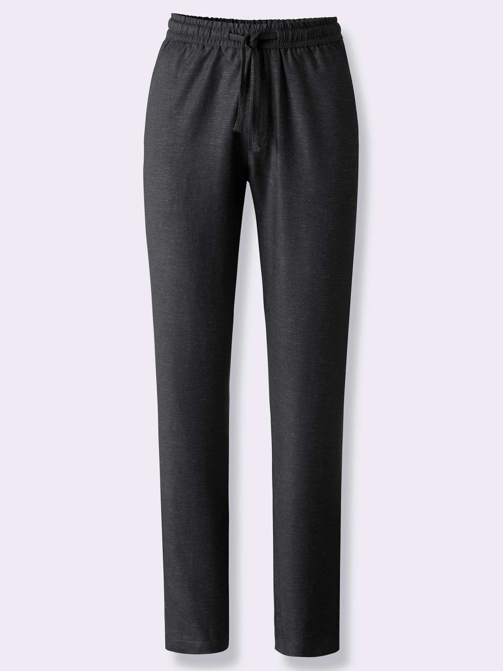 heine Pantalon contenant du lin - noir