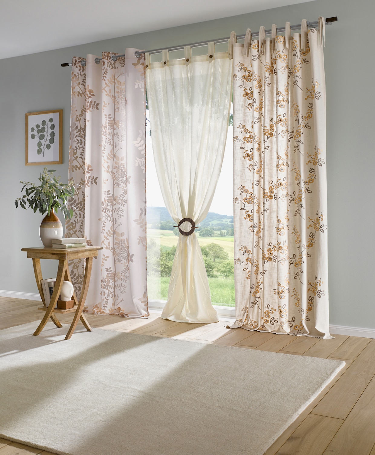 heine home Omtag, 2-delat set - brun