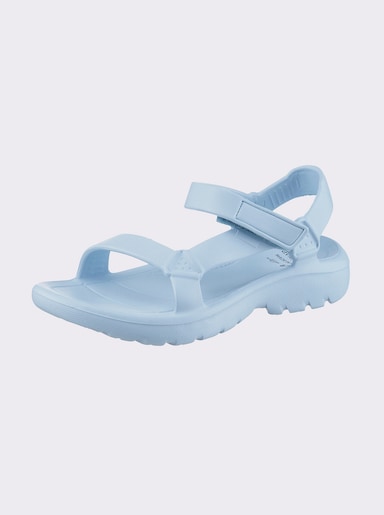  Badslipper met klittenbandsluiting - lichtblauw