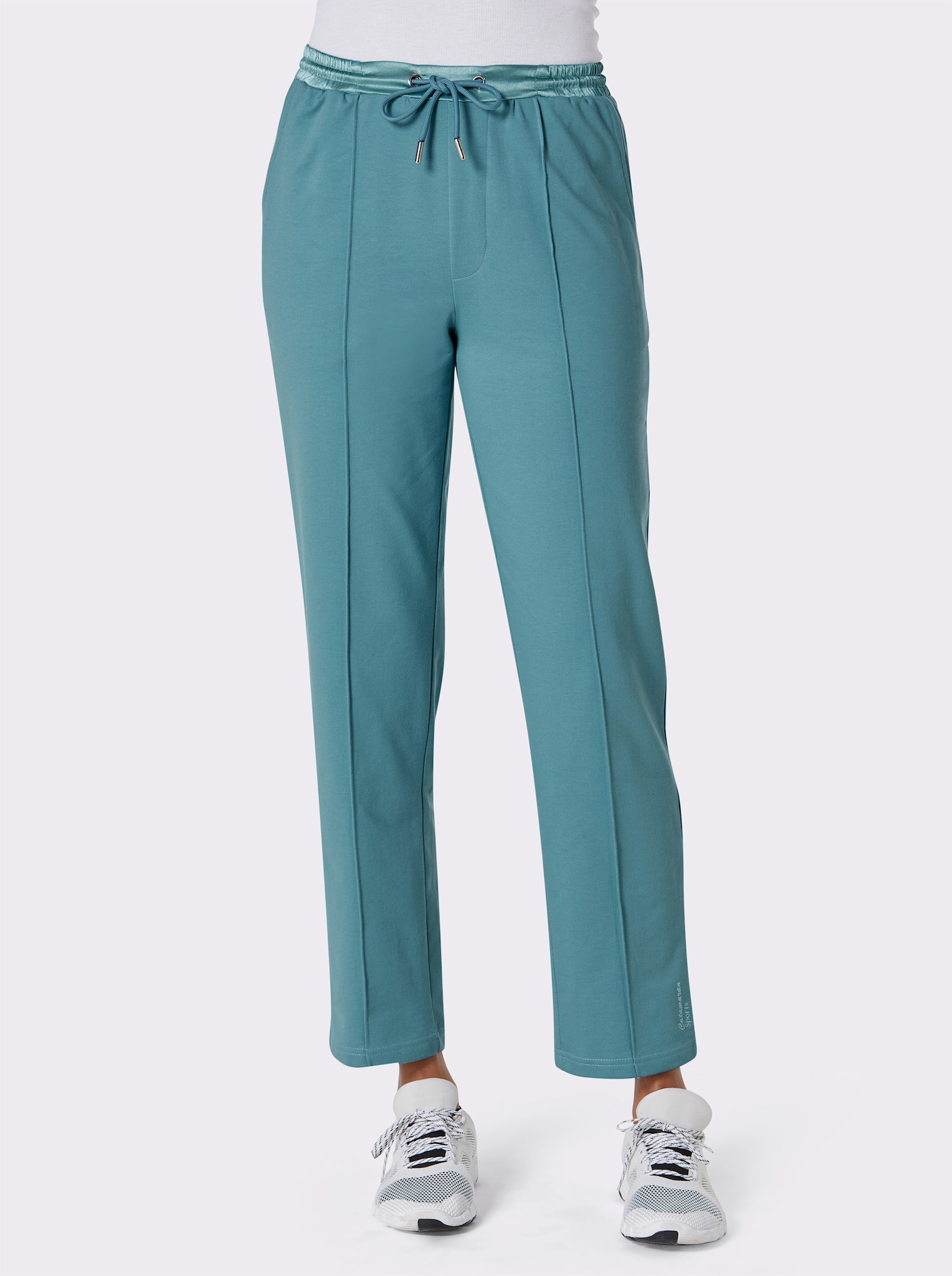 Catamaran Sports Freizeithose mit Satinbesatz am Bund - ozean