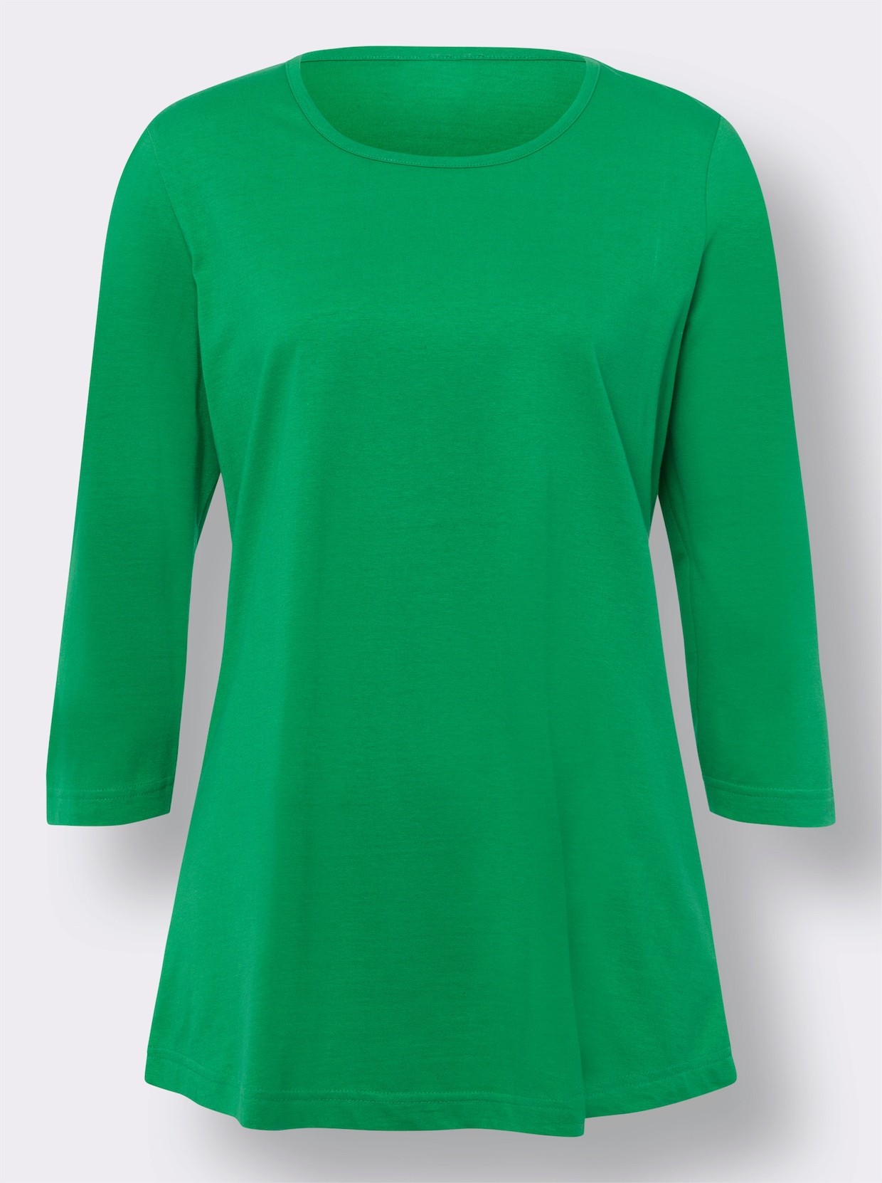 Dlouhé tričko - trávově zelená + námořnická modrá