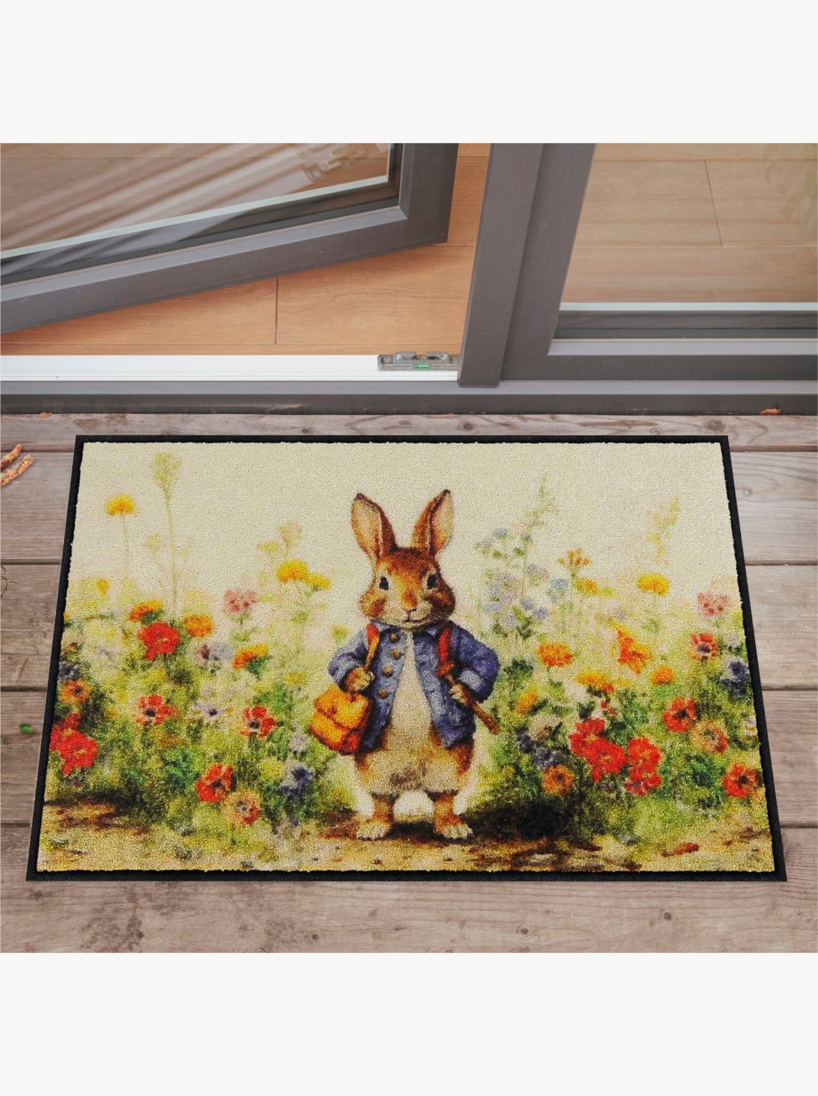 Salonloewe Fußmatte - beige-bedruckt