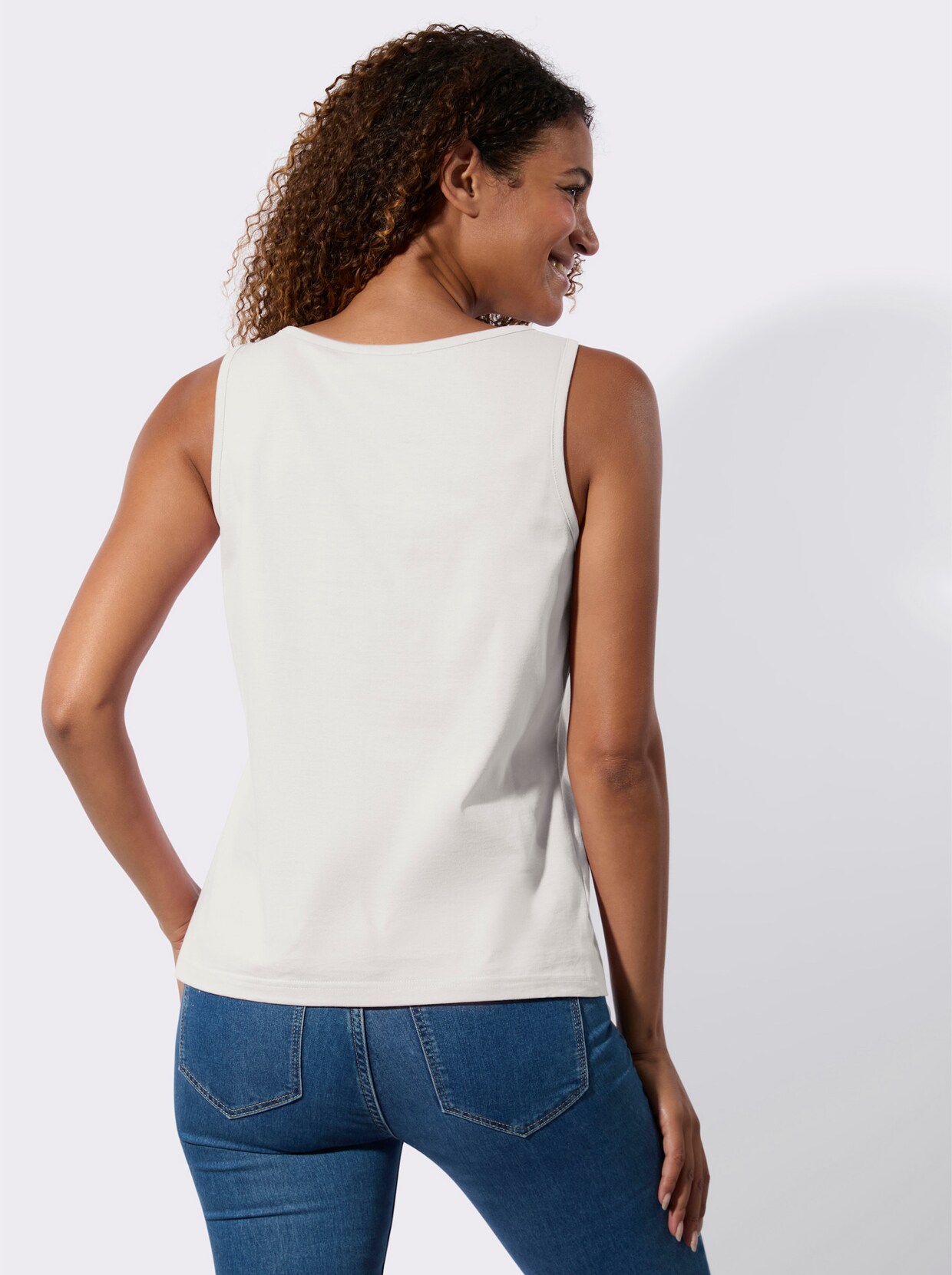 Shirttop - ecru + ecru