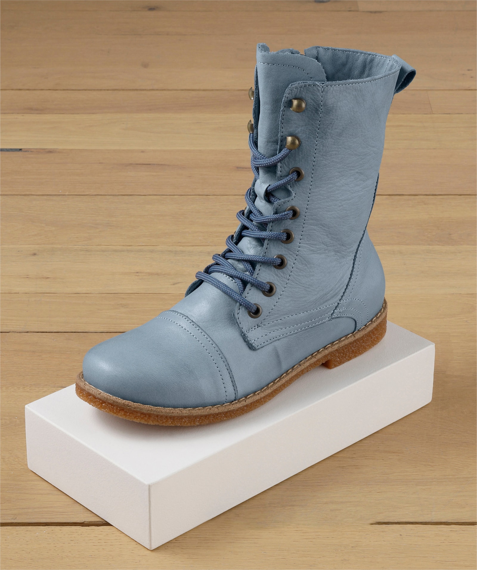 Andrea Conti Schnürstiefelette - bleu