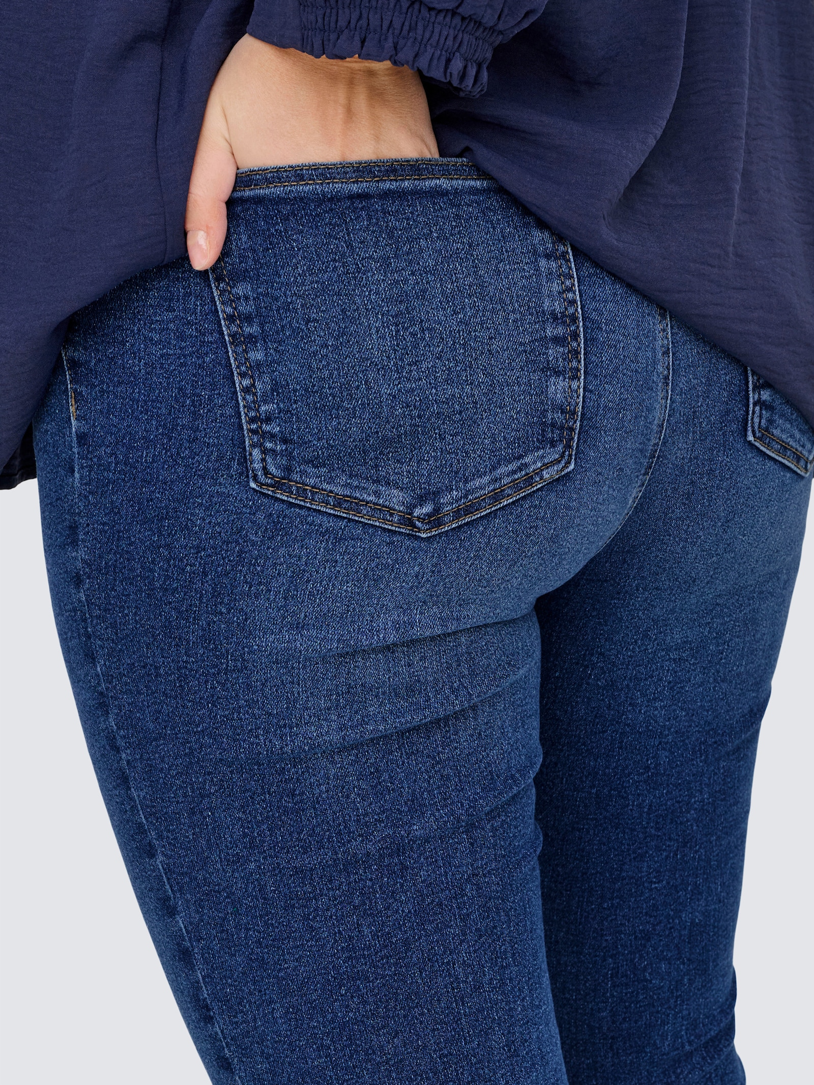 ONLY CARMAKOMA Skinny-fit-Jeans - medium blue denim