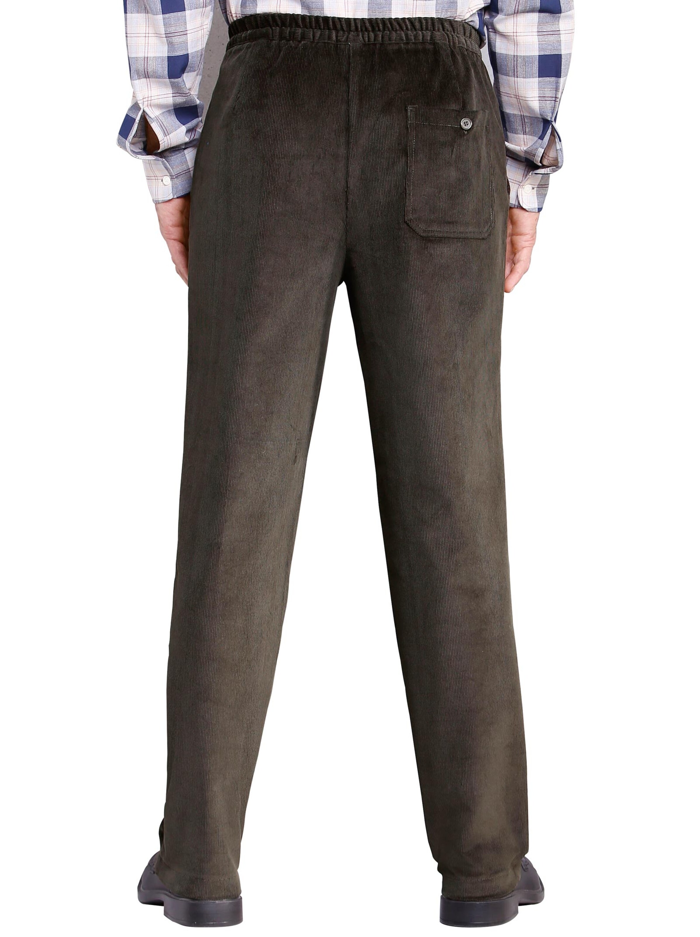 Cord-Hose - dunkelgrün