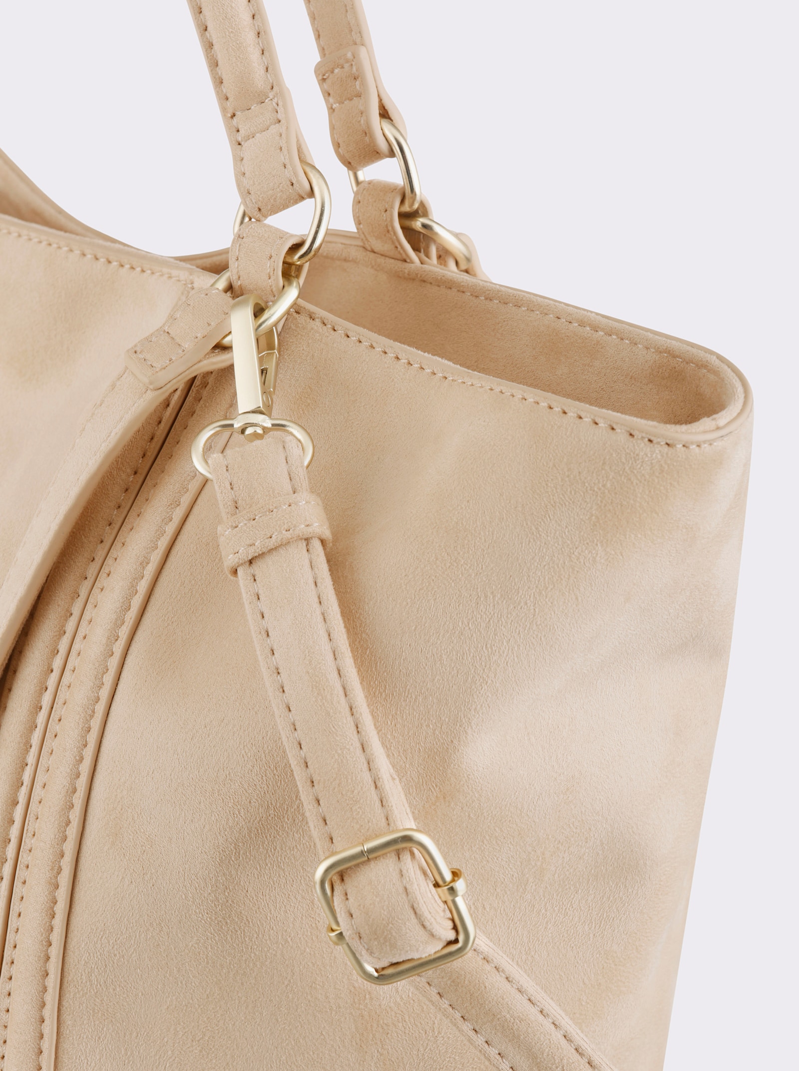 heine Handtasche in Trapezform - beige