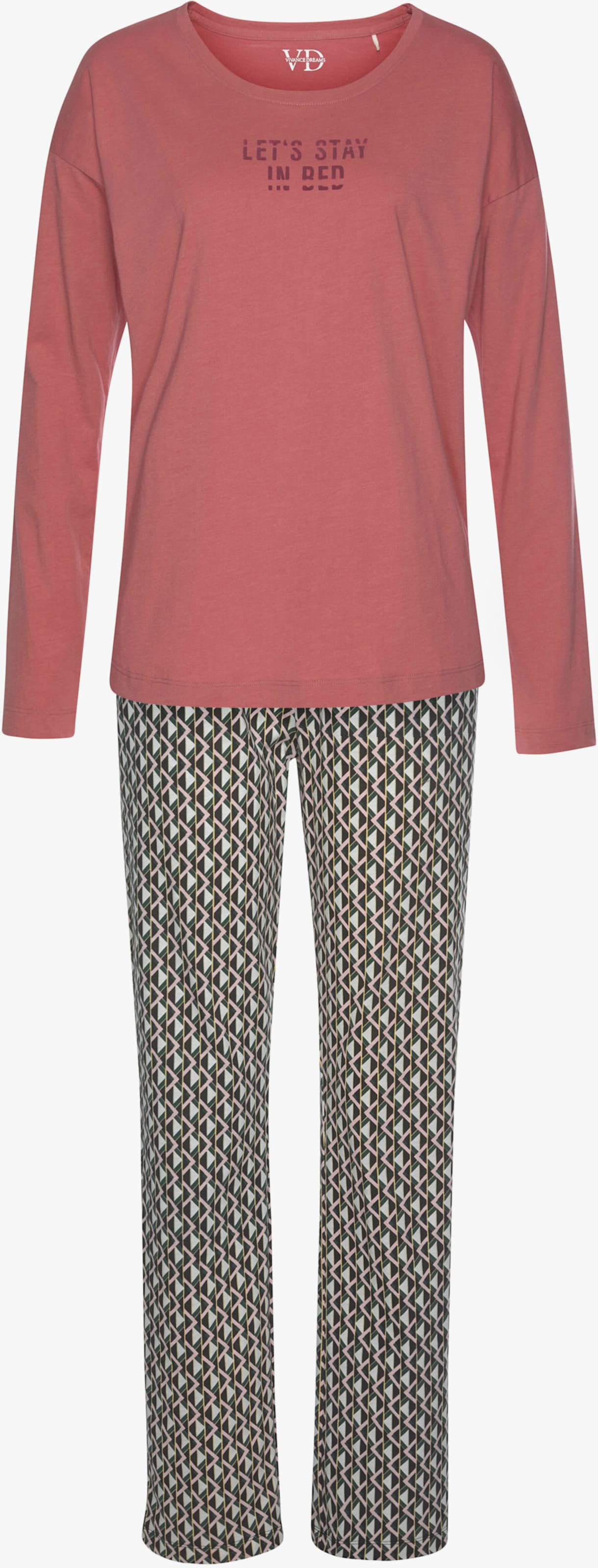 Vivance Dreams Pyjama - bois de rose