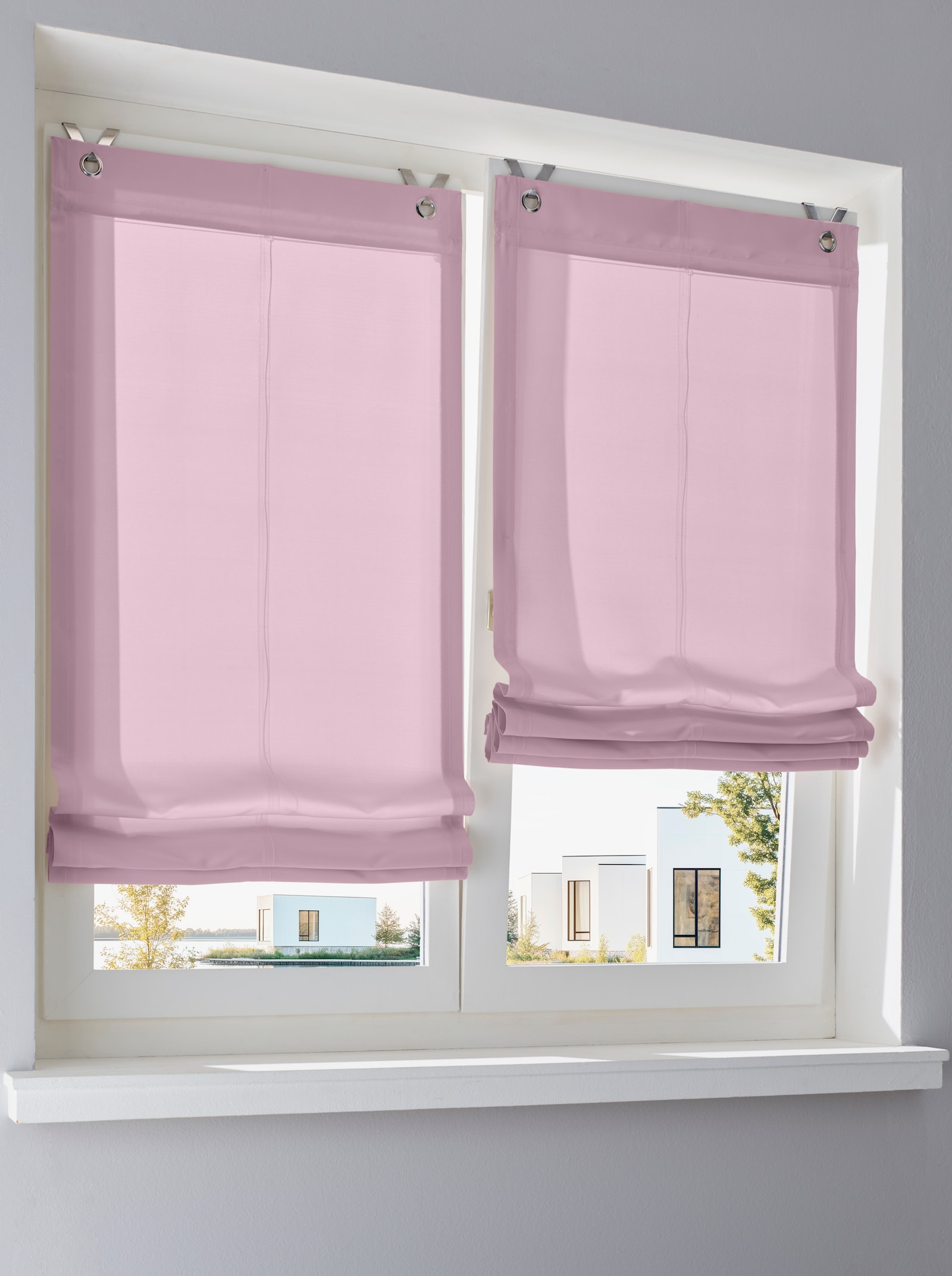 heine home vouwgordijn - mauve