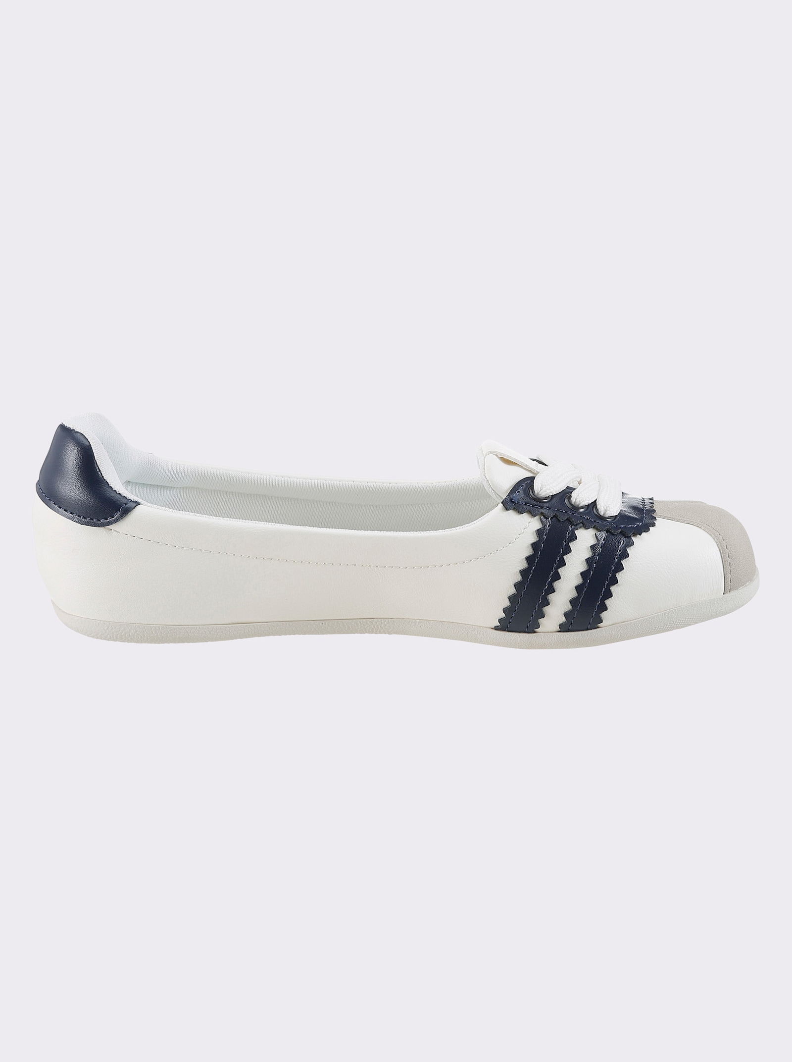 heine Ballerina - weiß-marine
