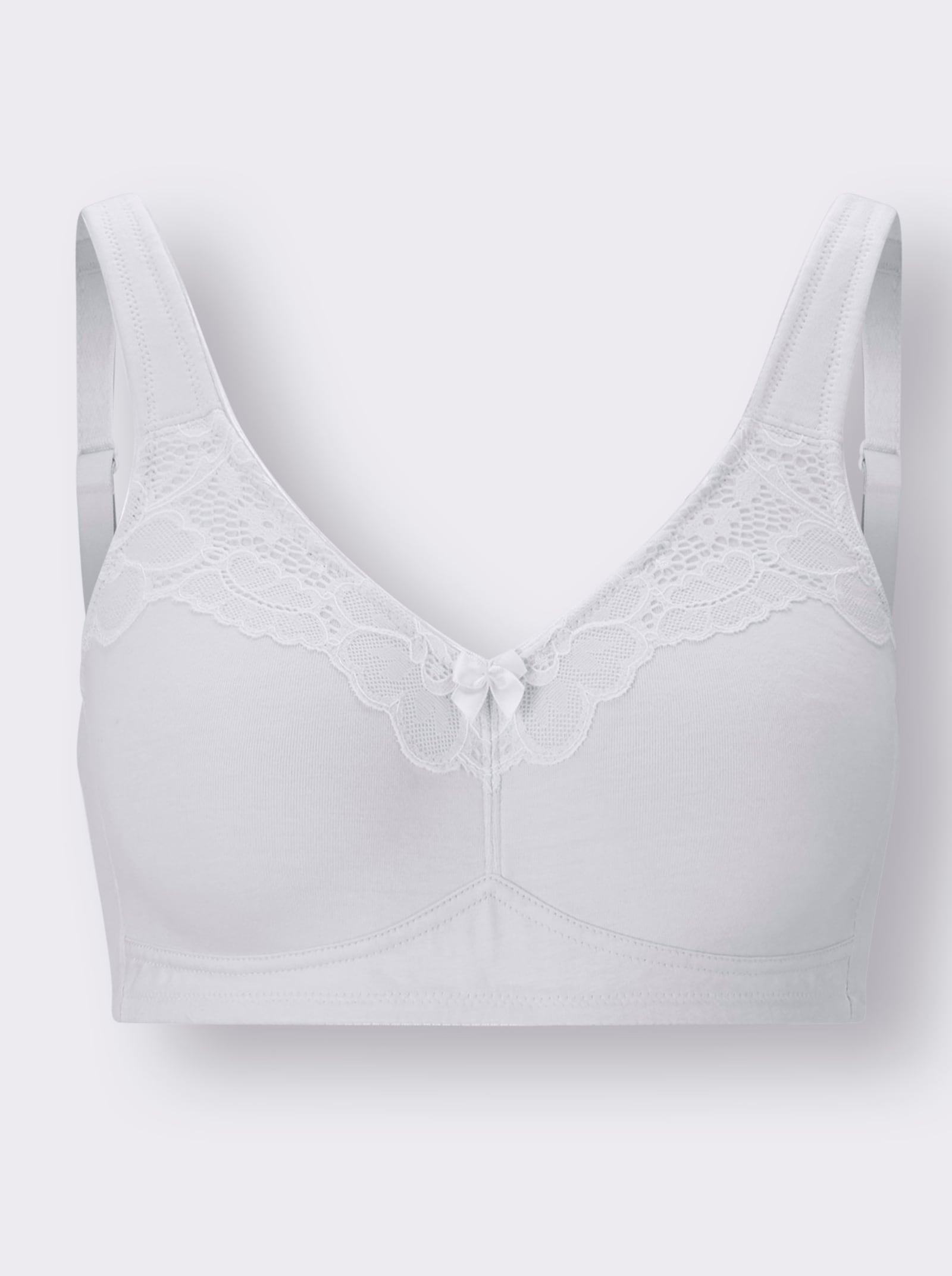Naturana Soutien-gorge confort sans armatures avec bonnets préformés - blanc