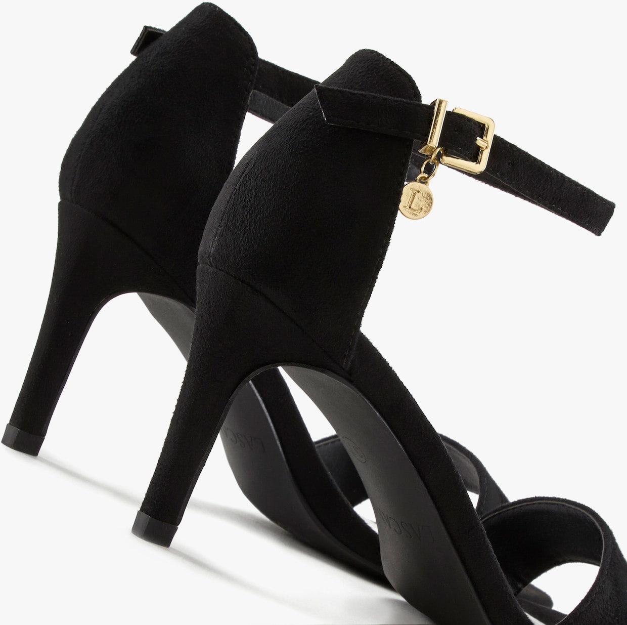 LASCANA High-Heel-Sandalette - schwarz