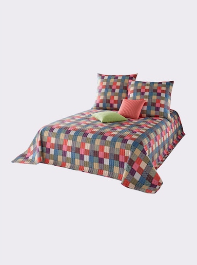 heine home Sprei - rood/bont