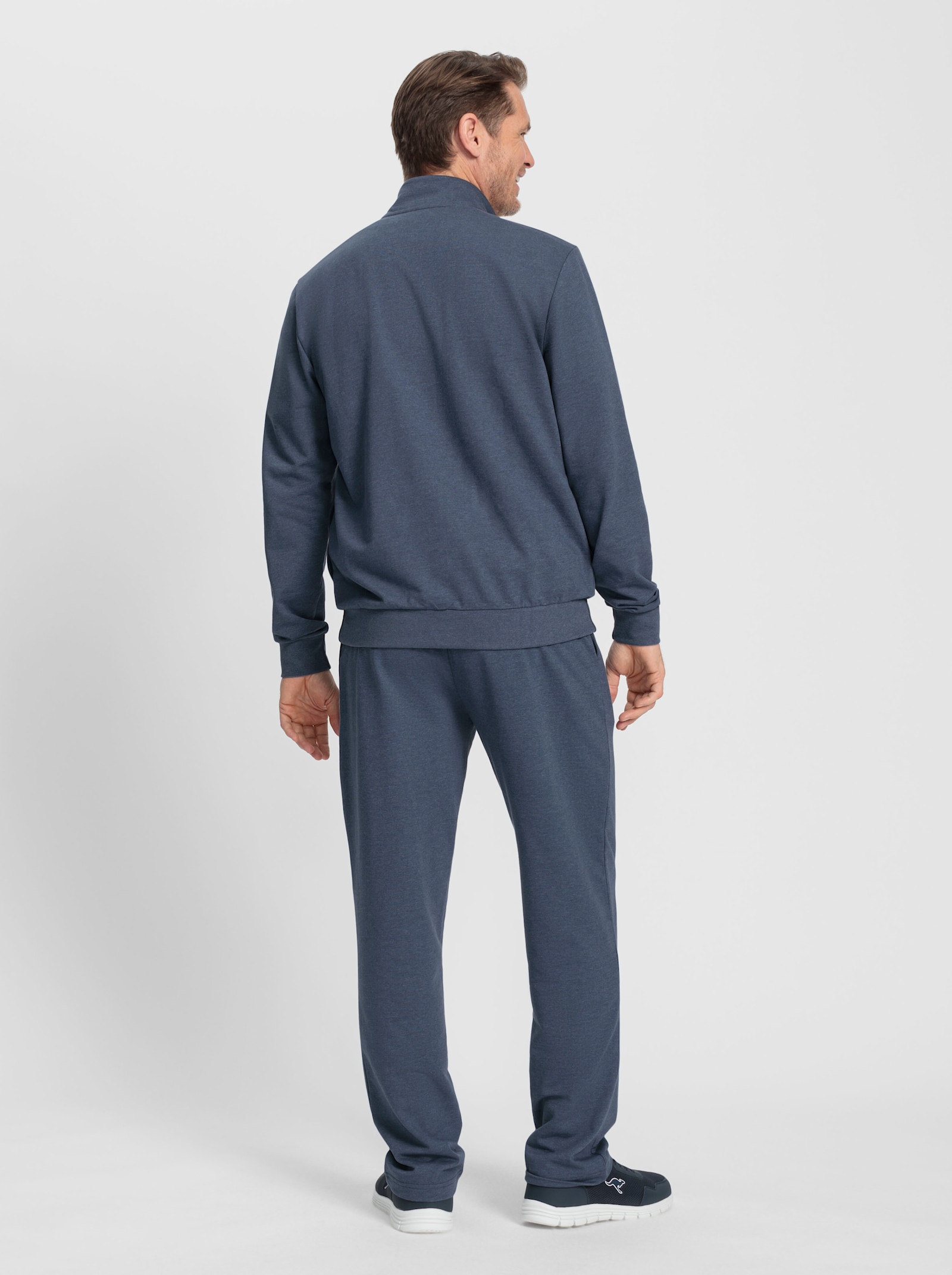 Catamaran Sports Freizeitanzug in Sommer-Sweat-Qualität - rauchblau-meliert