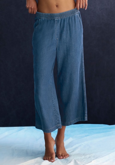 H.I.S Culotte - jeansblau