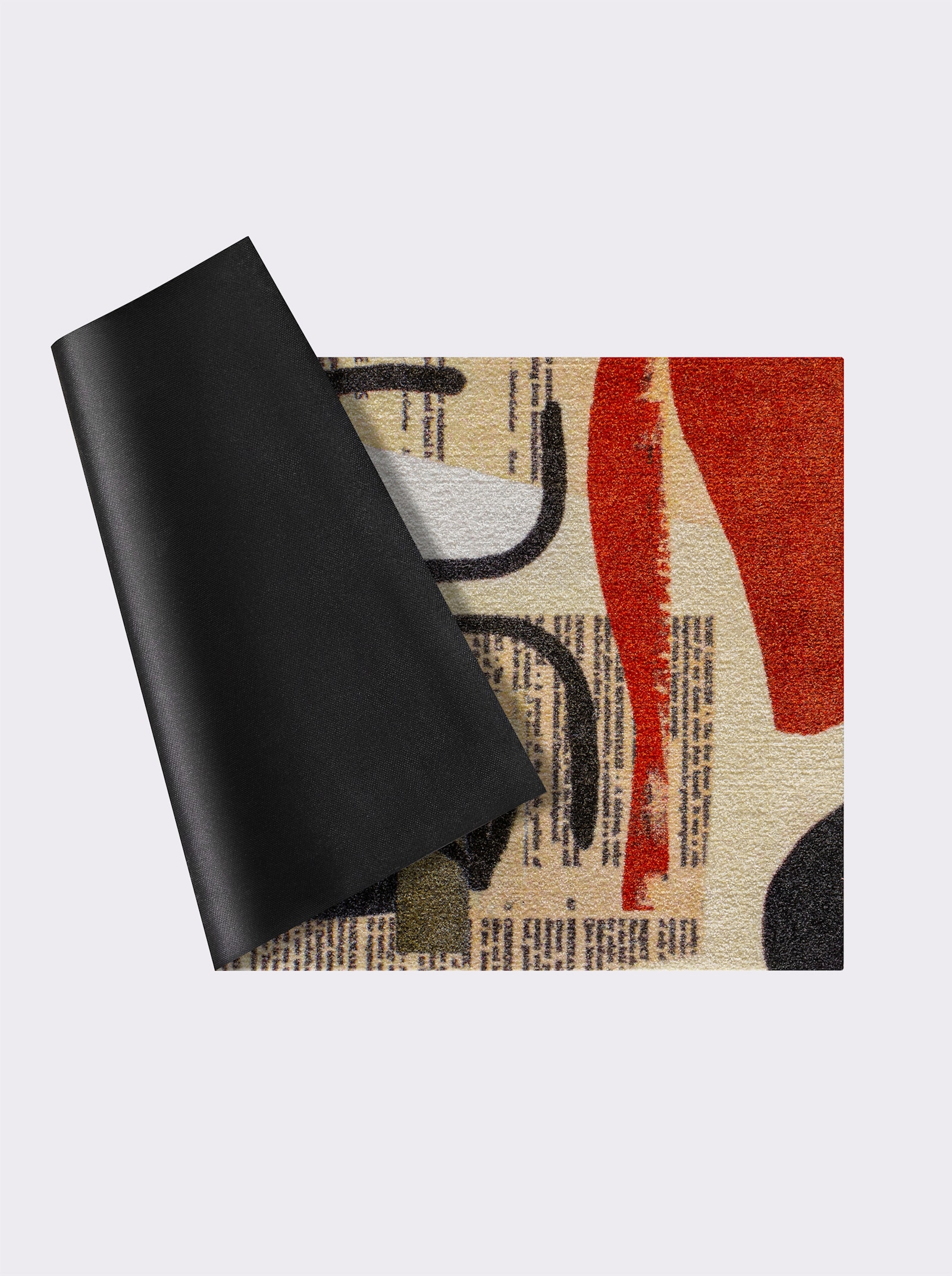 wash+dry by Kleen-Tex Paillasson - beige-anthracite imprimé