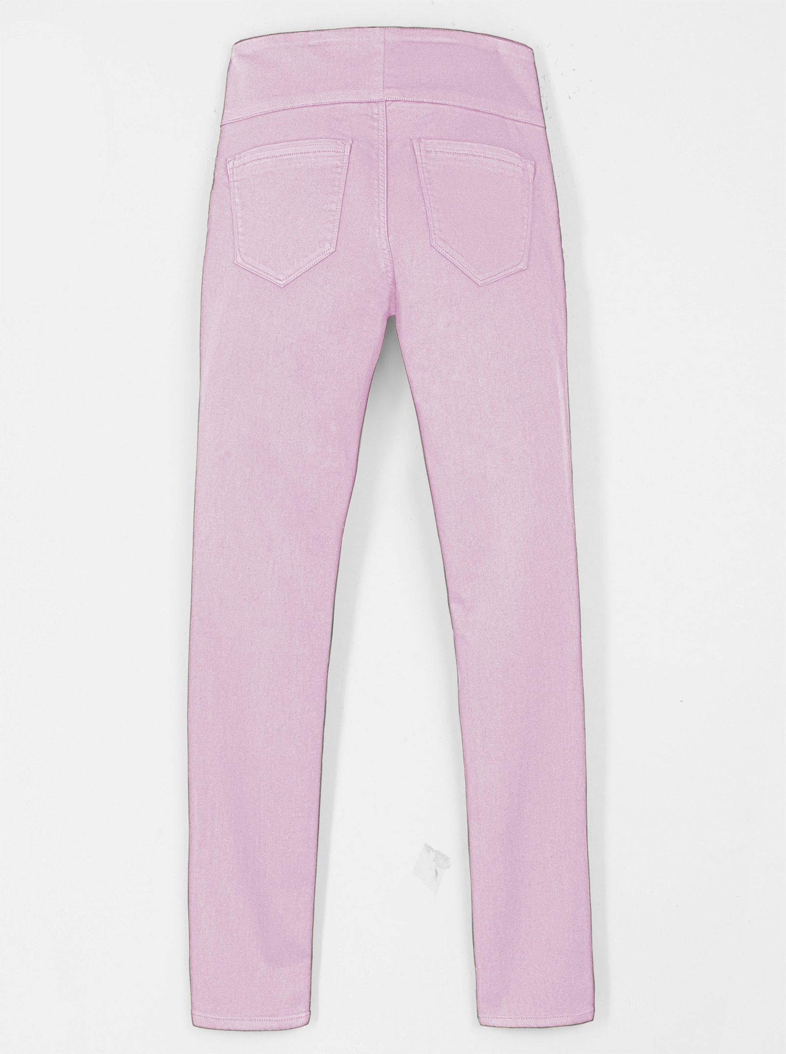 Schlupfhose mit hohem Dehnbund - rosé