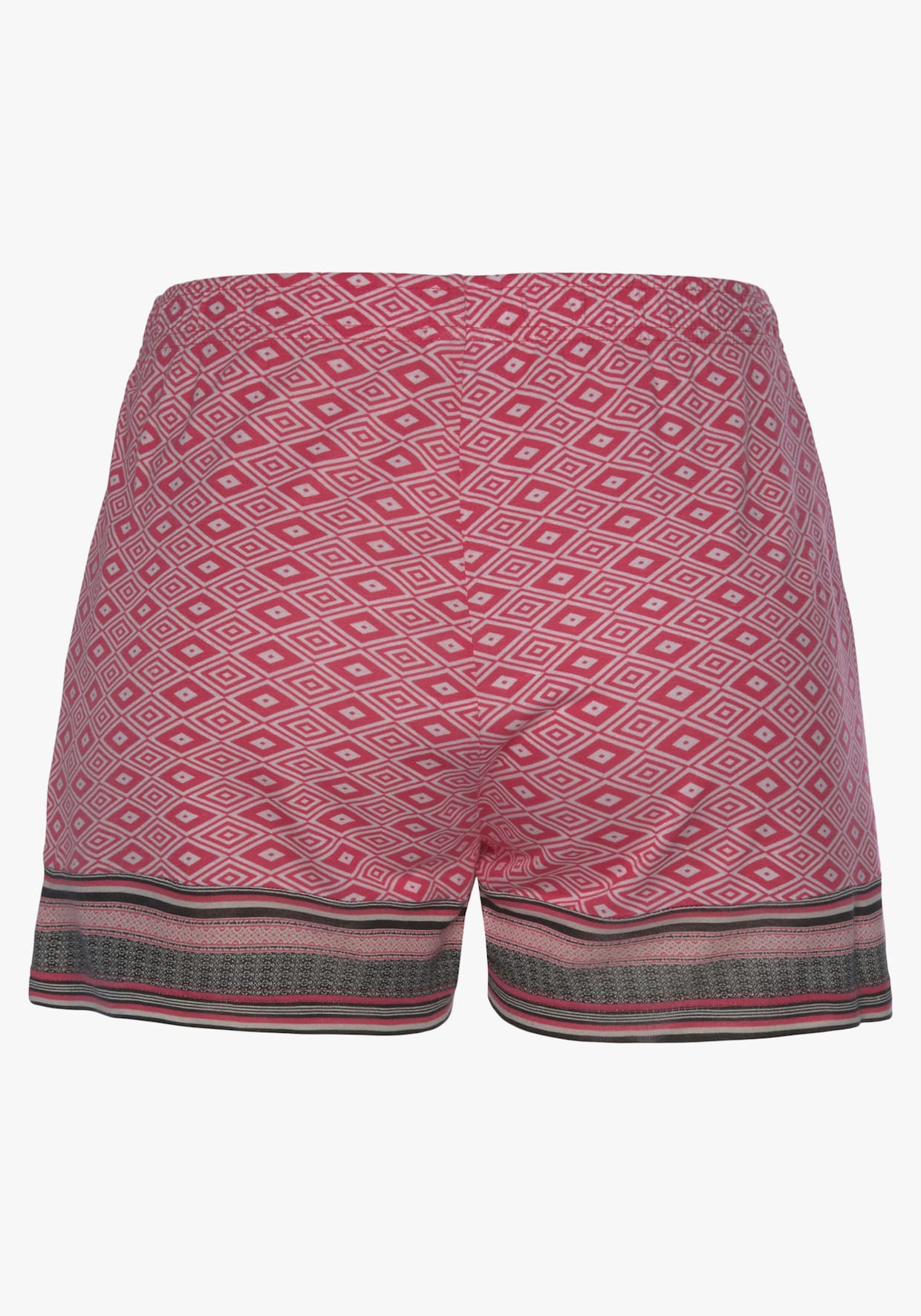 Vivance Dreams Schlafshorts - pink gemustert