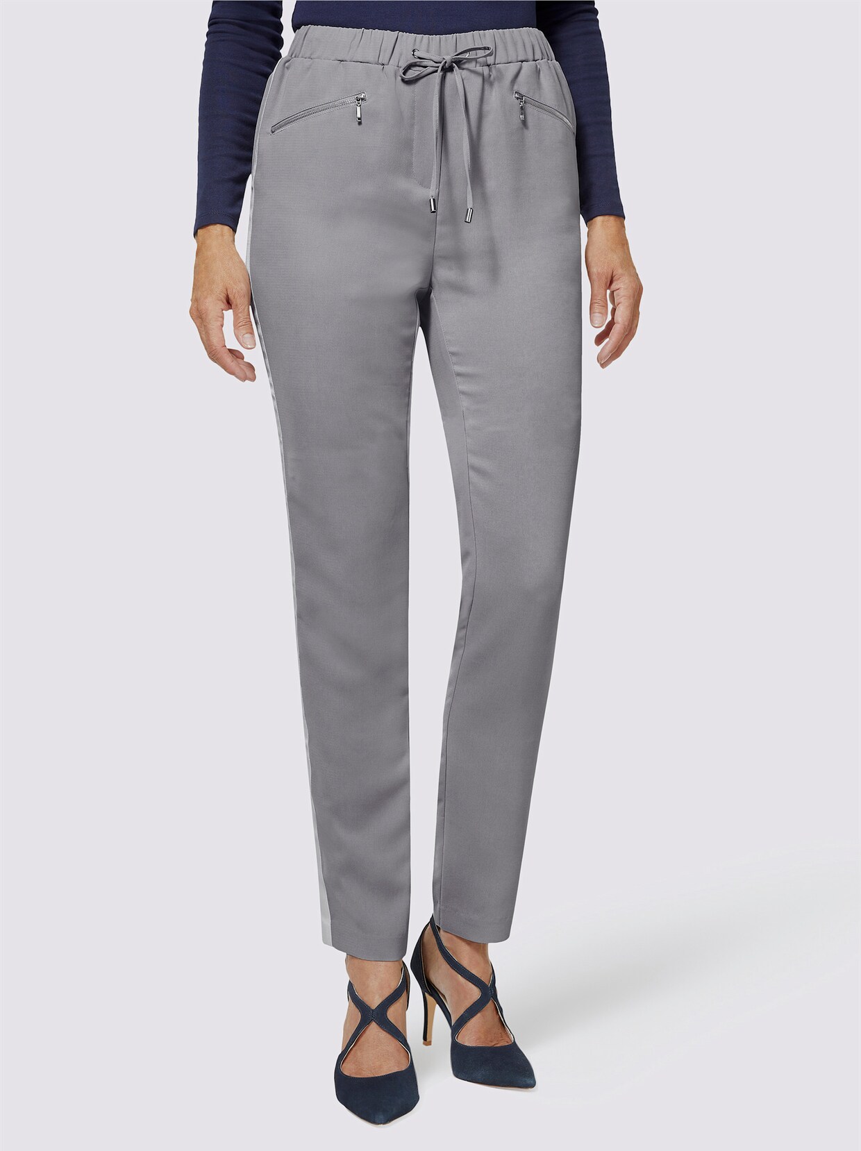 Stretch-Hose - grau
