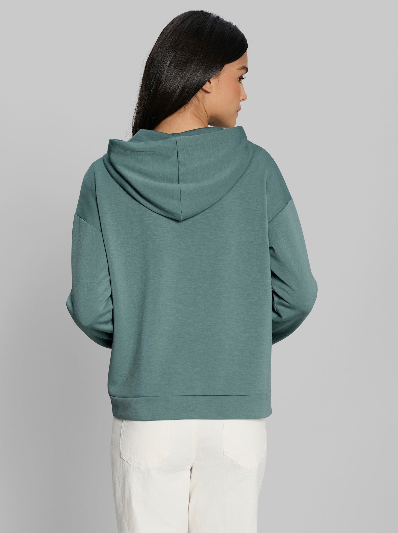 heine Sweatjacke mit Modal - jade