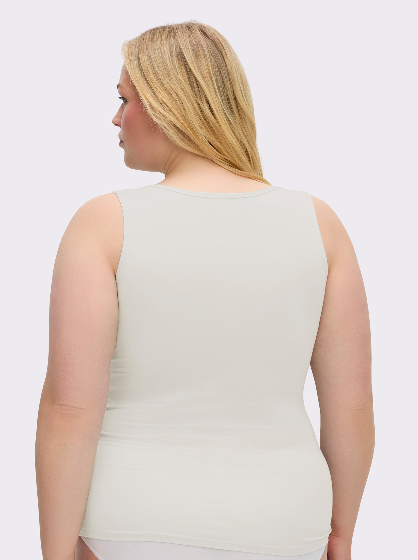 Nina von C. Achselhemd im Doppelpack - champagner