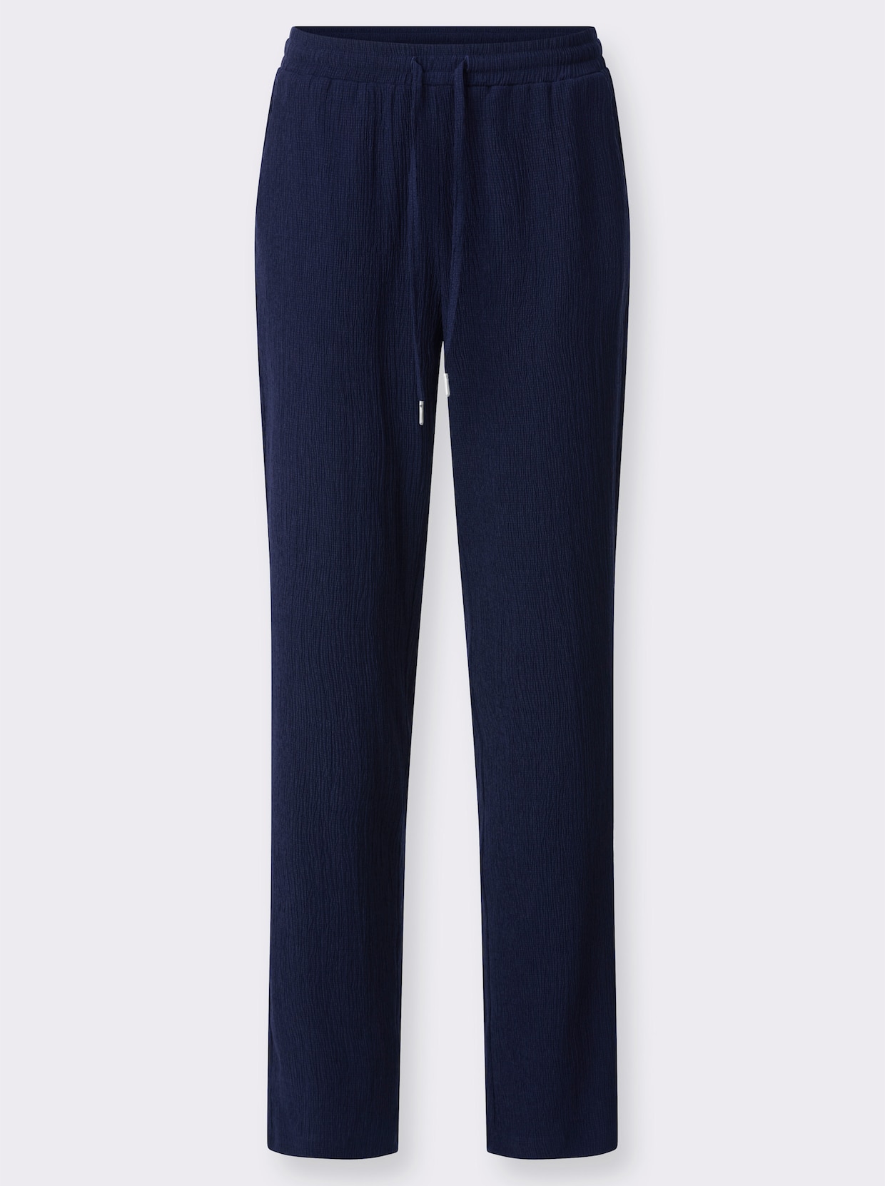 Schlupfhose in Crinkle-Qualität - marine