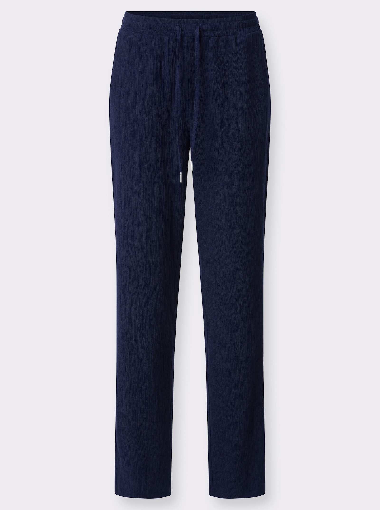 Schlupfhose in Crinkle-Qualität - marine