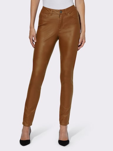 heine Pantalon effet ventre plat - ambre