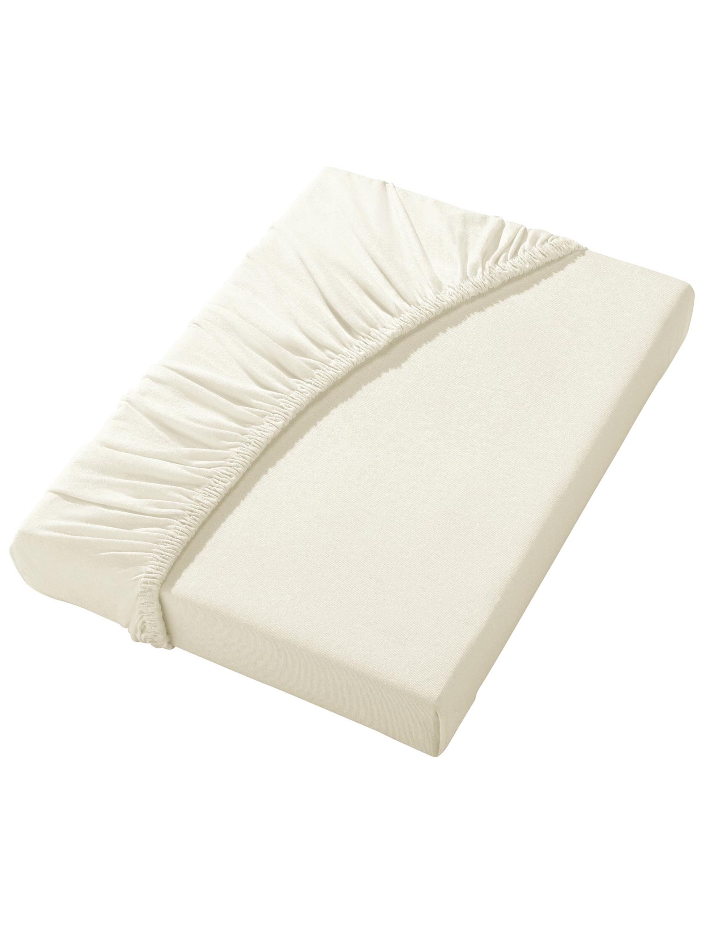 Spannbetttuch - ecru