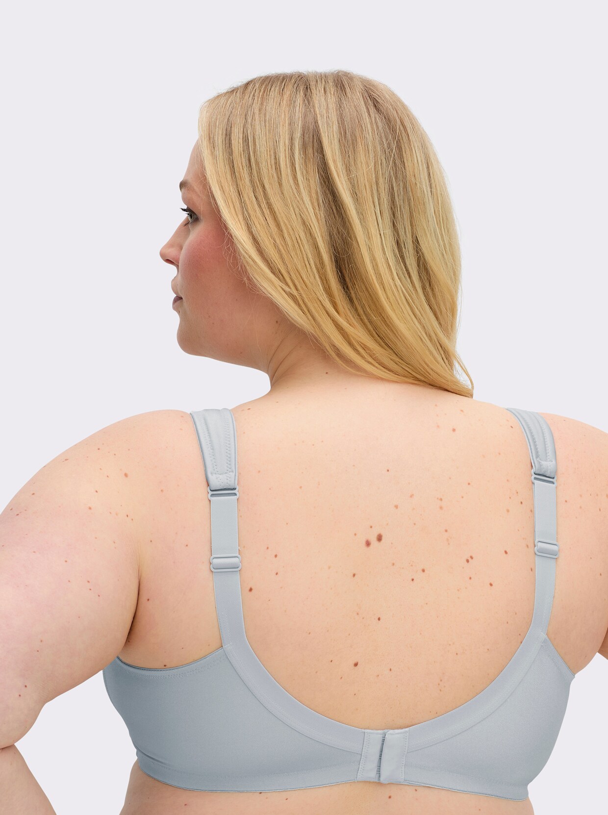Speidel Komfort-BH ohne Bügel 2-lagigen Cups - hellgrau