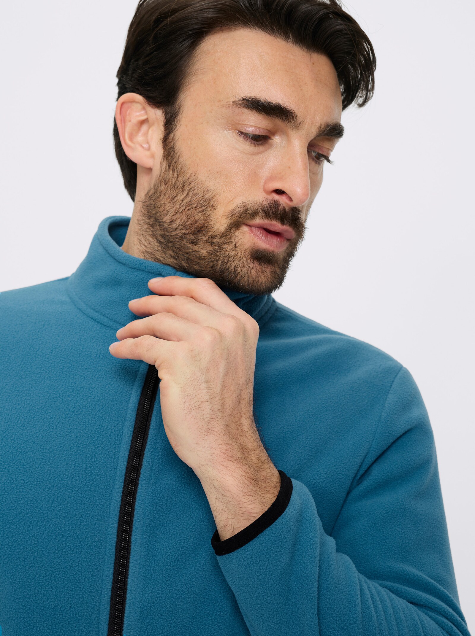 Catamaran Fleecejacke - topas + schwarz