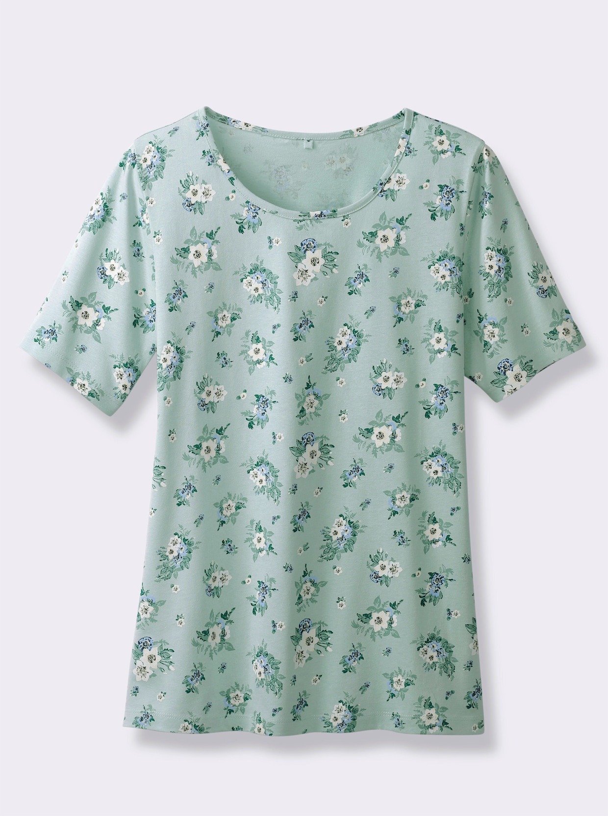 Shirt met print - kalkmint bedrukt