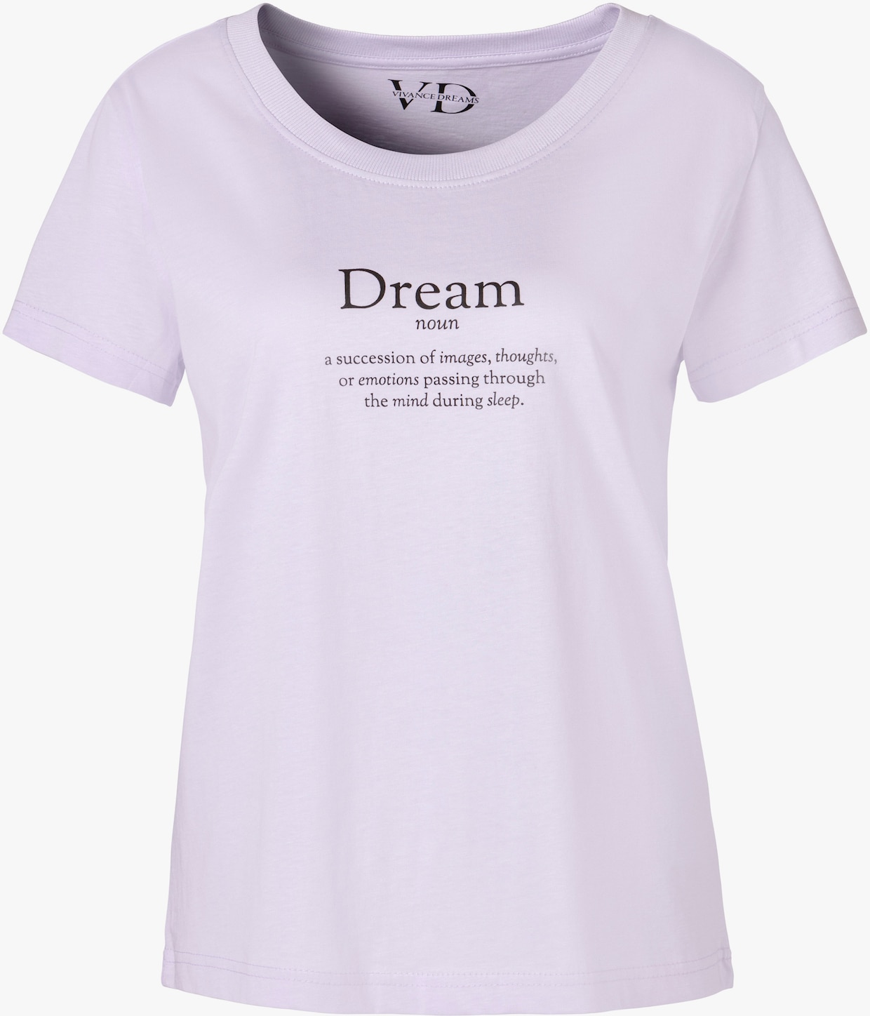 Vivance Dreams Pyjamaoberteil - violett
