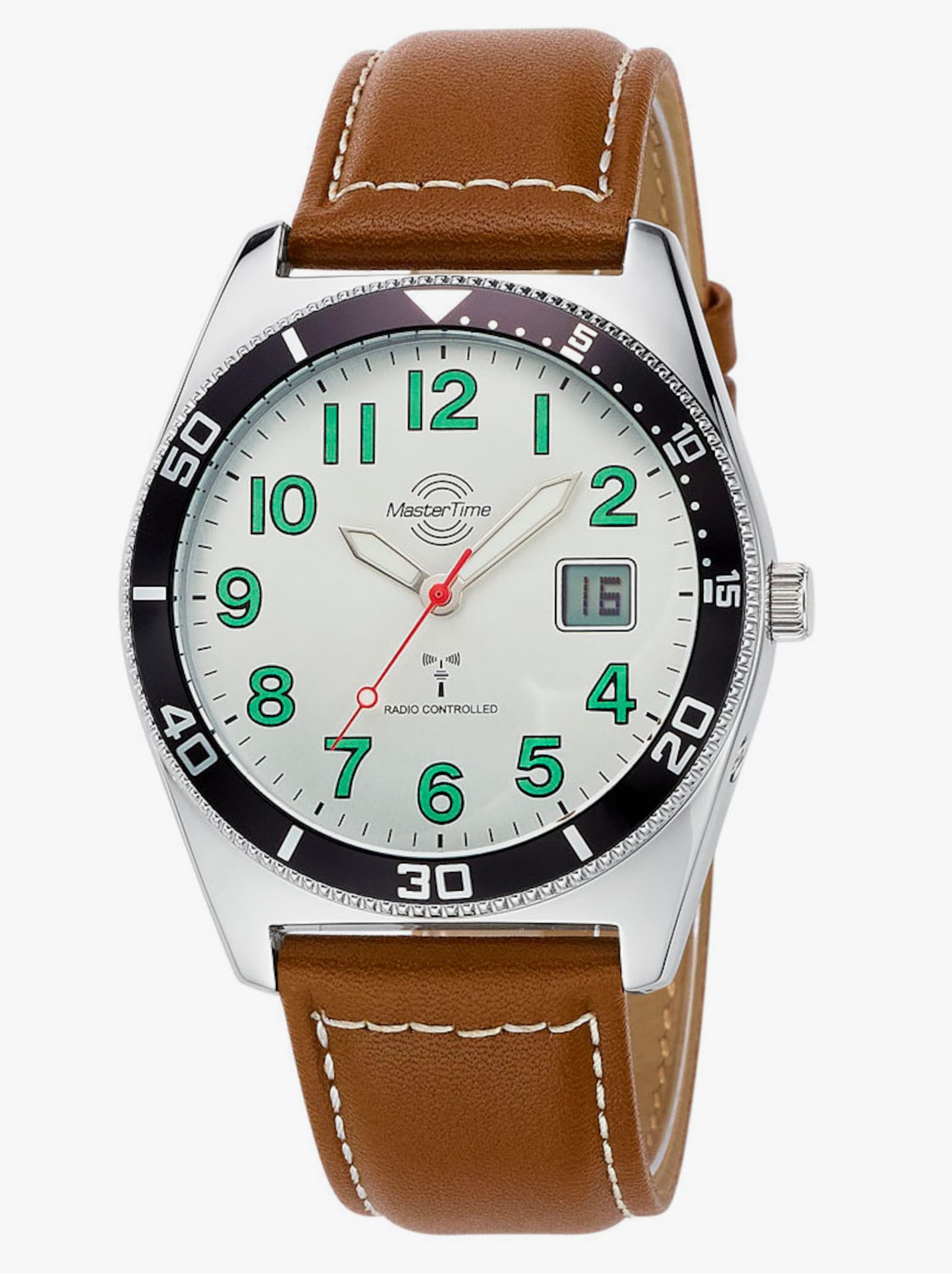 Herren-Funkuhr - braun