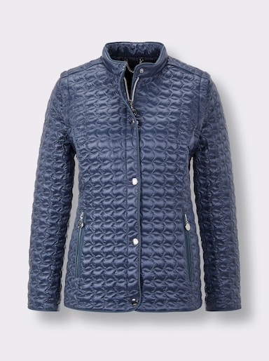 CREATION L PREMIUM Leichtdaunenjacke mit abnehmbaren Ärmeln - rauchblau